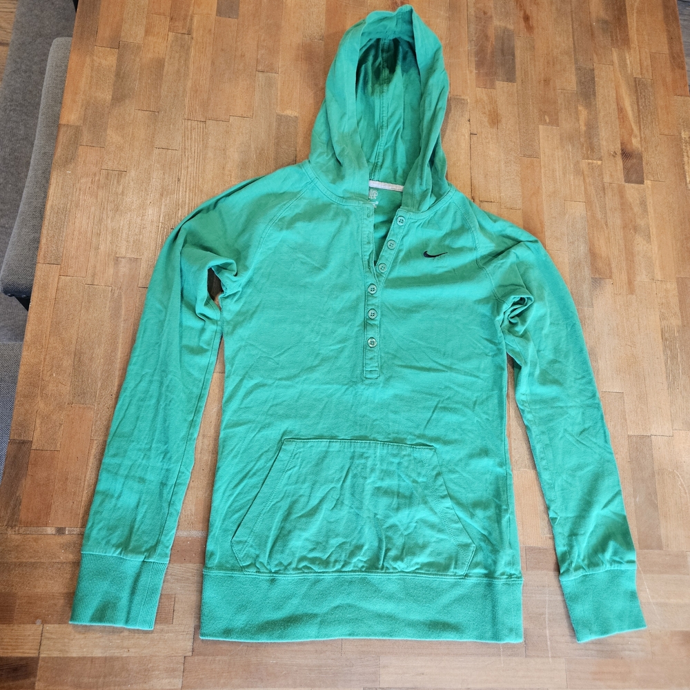 Nike Quarter-Button Hooded Shirt